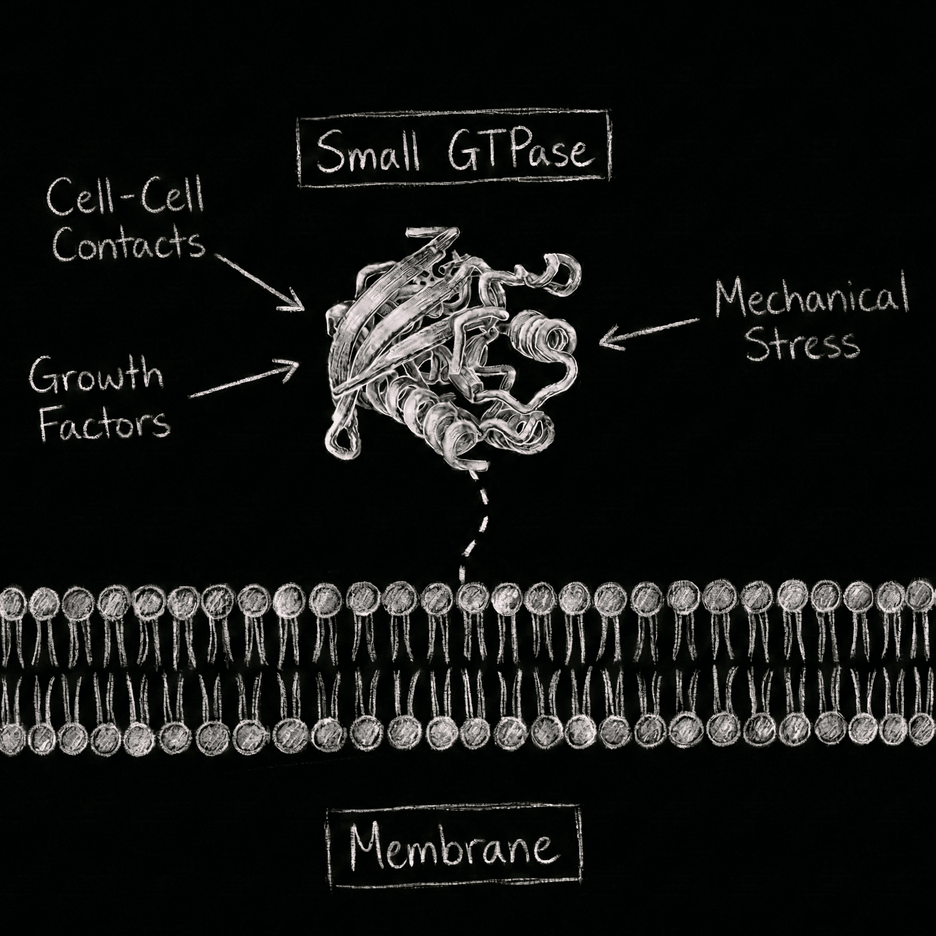 Small GTPases on Membranes